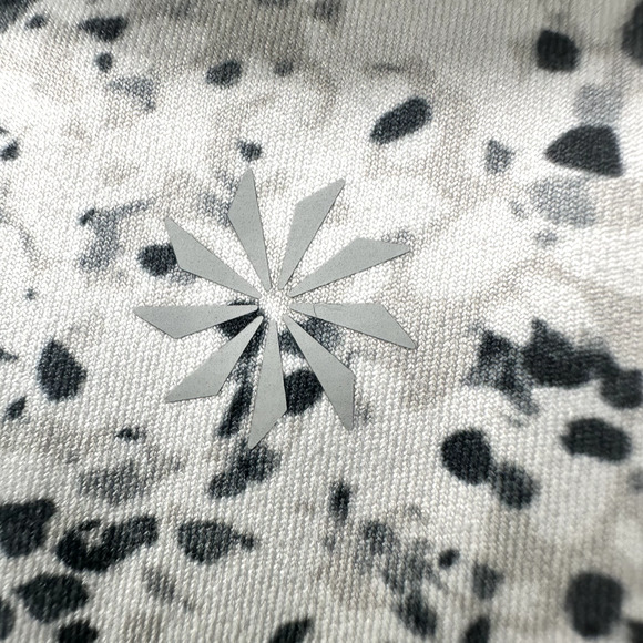 Athleta Leggings Womens Small Mesh Panels Activewear White Sandstone Salutation - Picture 6 of 9